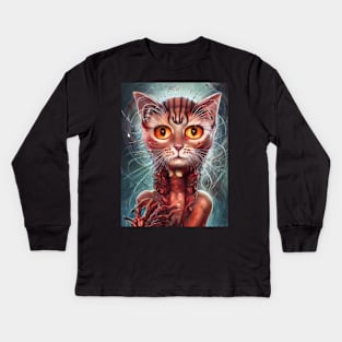 Kitty Cat Bckinsale Kids Long Sleeve T-Shirt